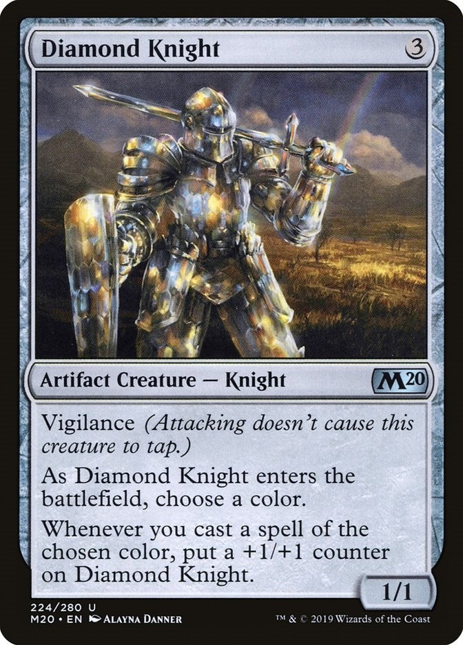 Image for Diamond Knight (224) - Magic: The Gathering