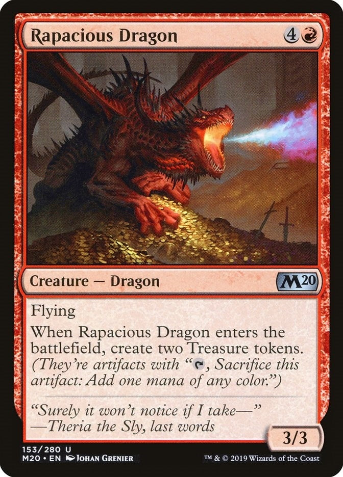 Image for Rapacious Dragon (153) - Magic: The Gathering