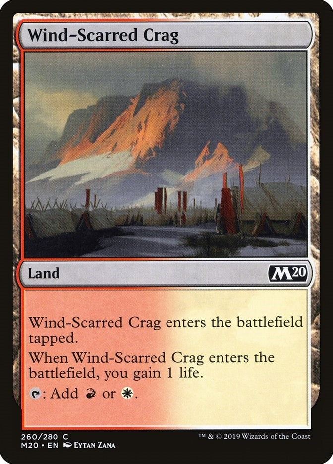 Image for Wind-Scarred Crag (260) - Magic: The Gathering