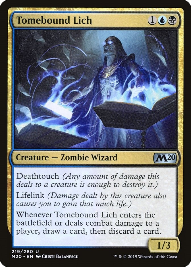 Image for Tomebound Lich (219) - Magic: The Gathering