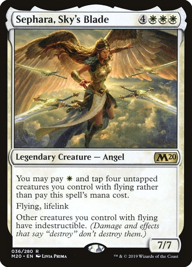 Image for Sephara, Sky's Blade (36) - Magic: The Gathering
