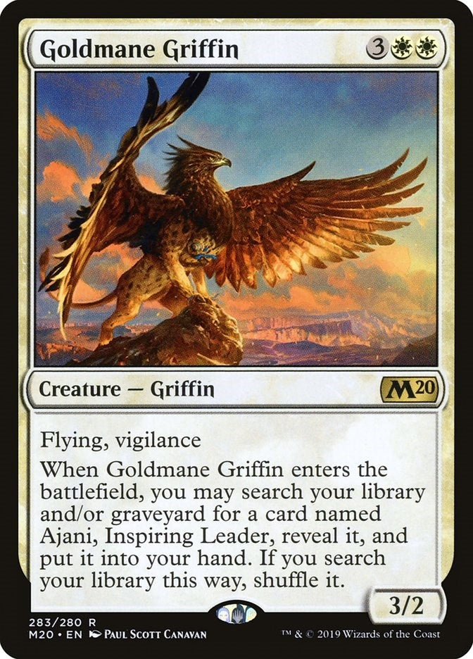 Image for Goldmane Griffin (283) - Magic: The Gathering
