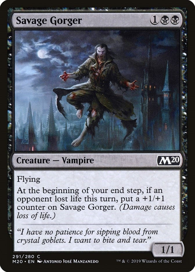 Image for Savage Gorger (291) - Magic: The Gathering