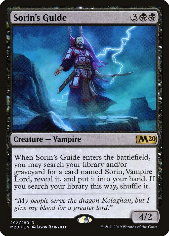 Image for Sorin's Guide (292) - Magic: The Gathering
