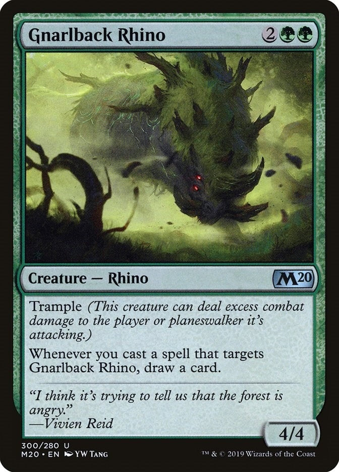 Image for Gnarlback Rhino (300) - Magic: The Gathering