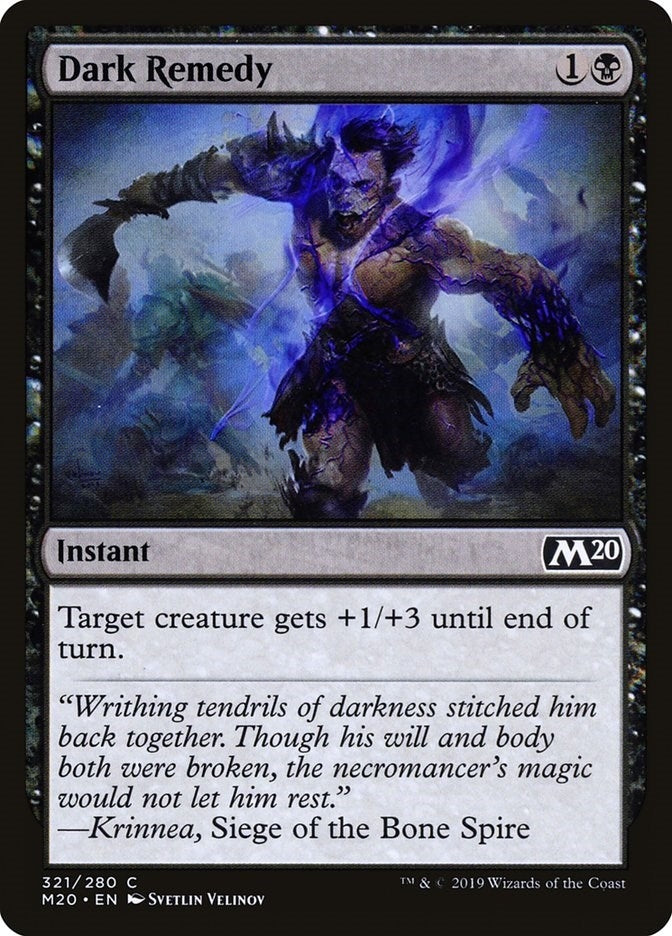 Image for Dark Remedy (321) - Magic: The Gathering