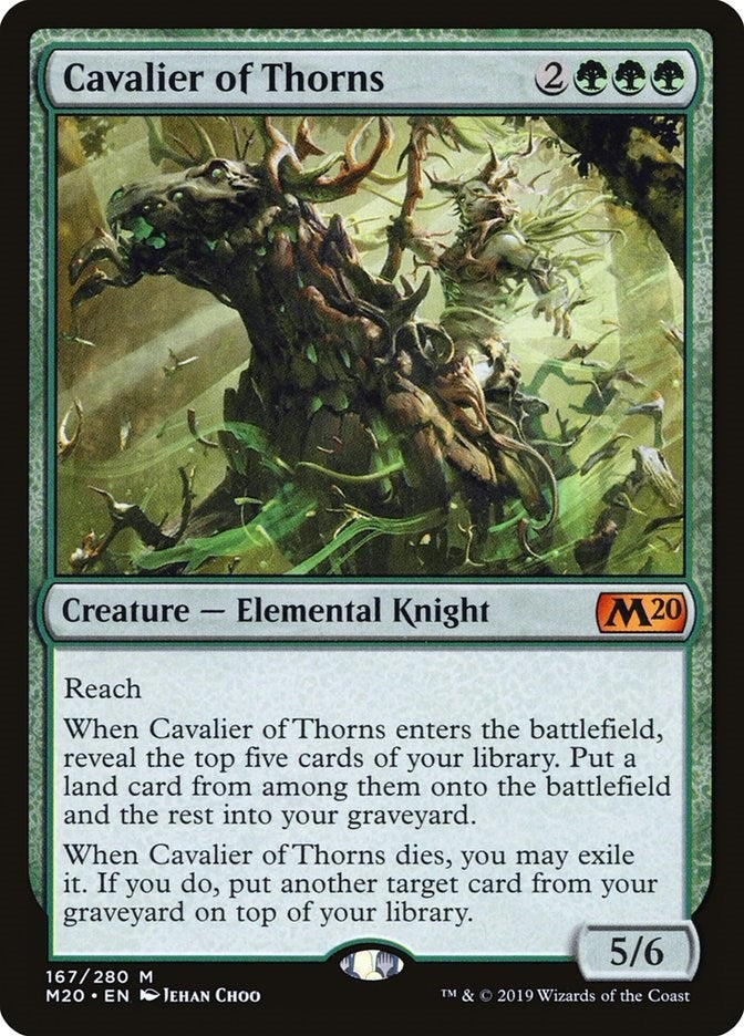Image for Cavalier of Thorns (167) - Magic: The Gathering