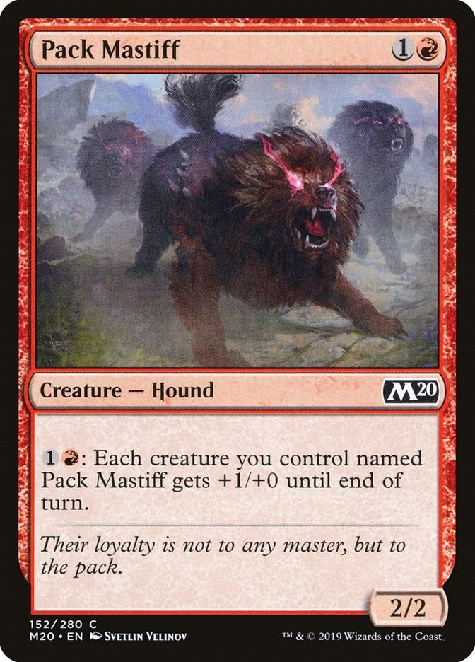Image for Pack Mastiff (152) - Magic: The Gathering