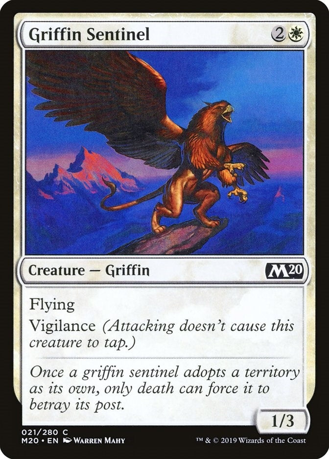 Image for Griffin Sentinel (21) - Magic: The Gathering