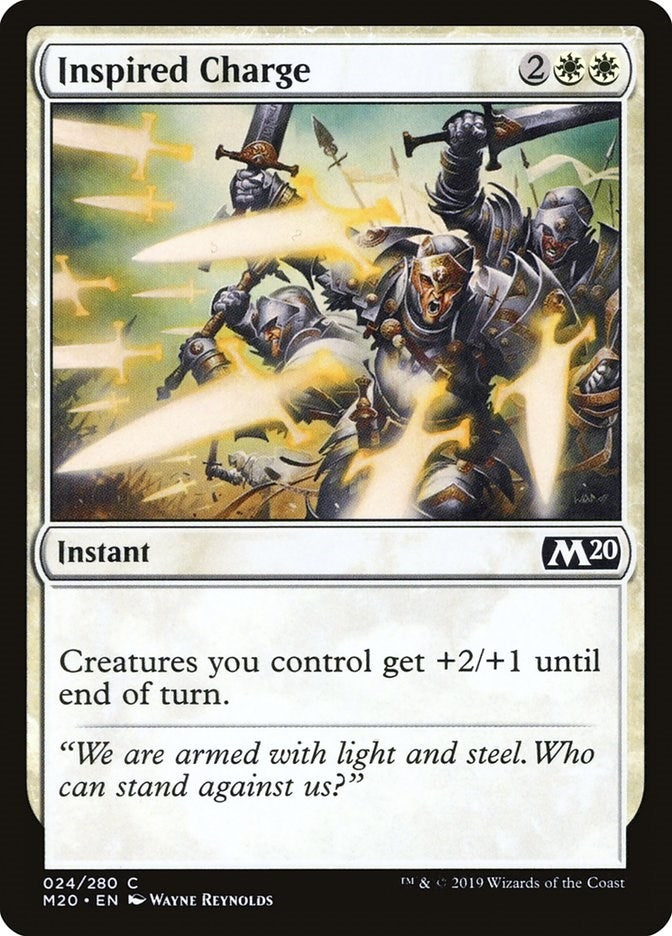 Image for Inspired Charge (24) - Magic: The Gathering