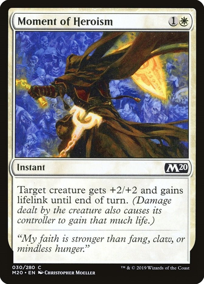 Image for Moment of Heroism (30) - Magic: The Gathering