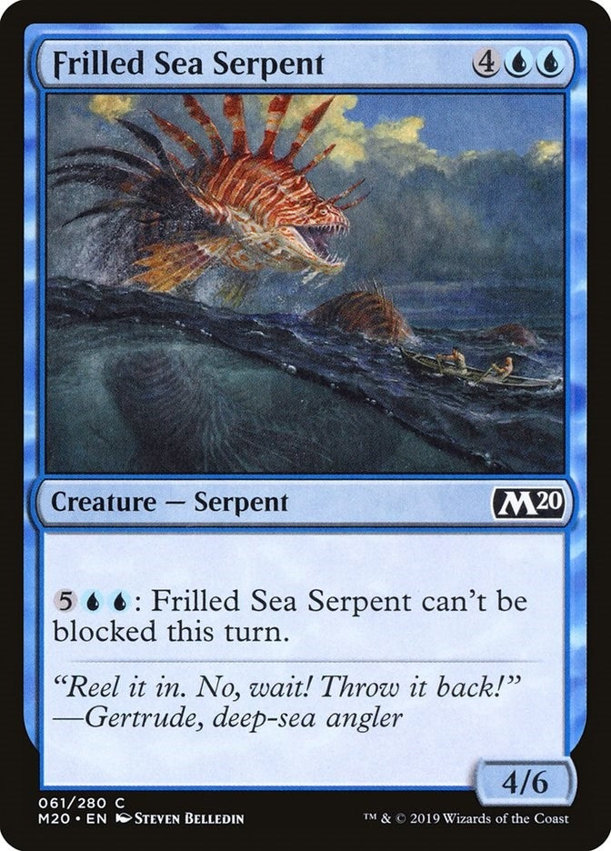 Image for Frilled Sea Serpent (61) - Magic: The Gathering