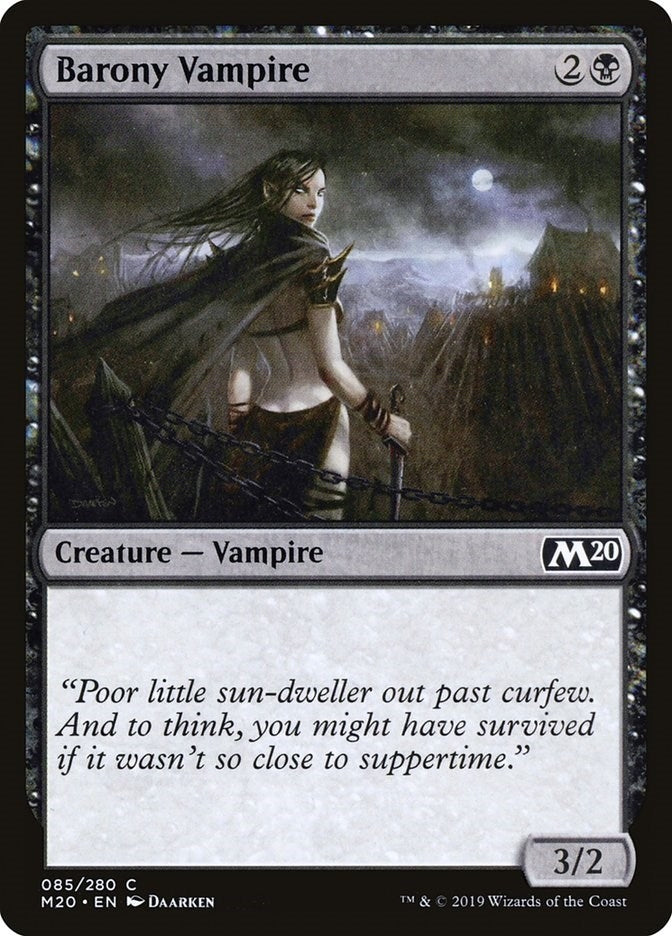 Image for Barony Vampire (85) - Magic: The Gathering