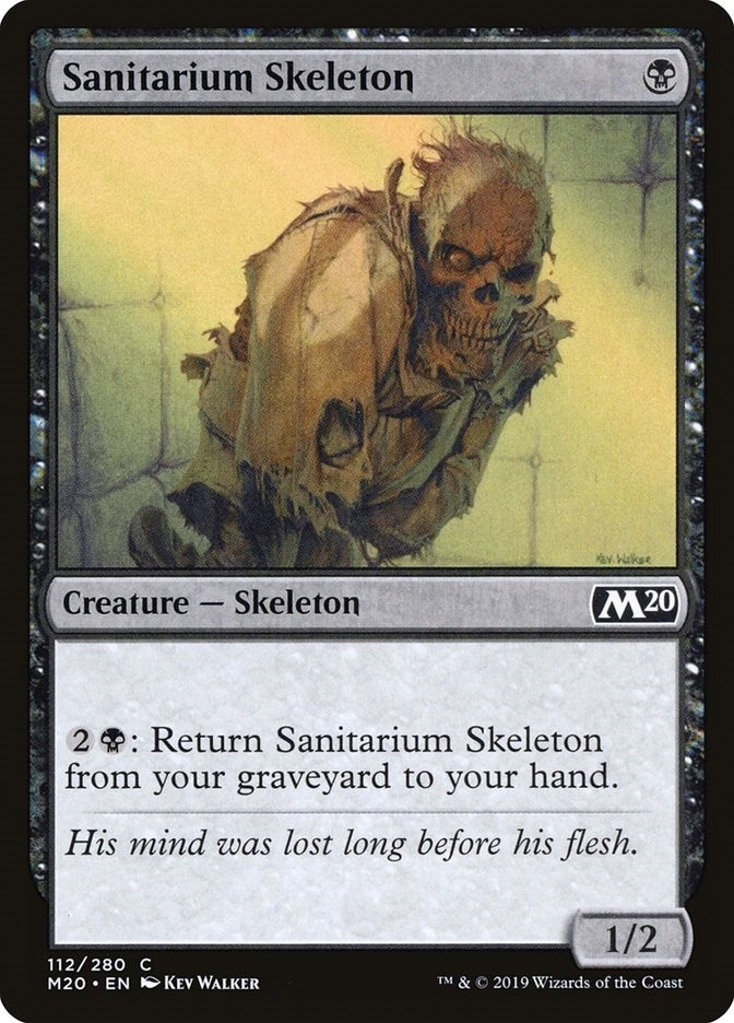 Image for Sanitarium Skeleton (112) - Magic: The Gathering