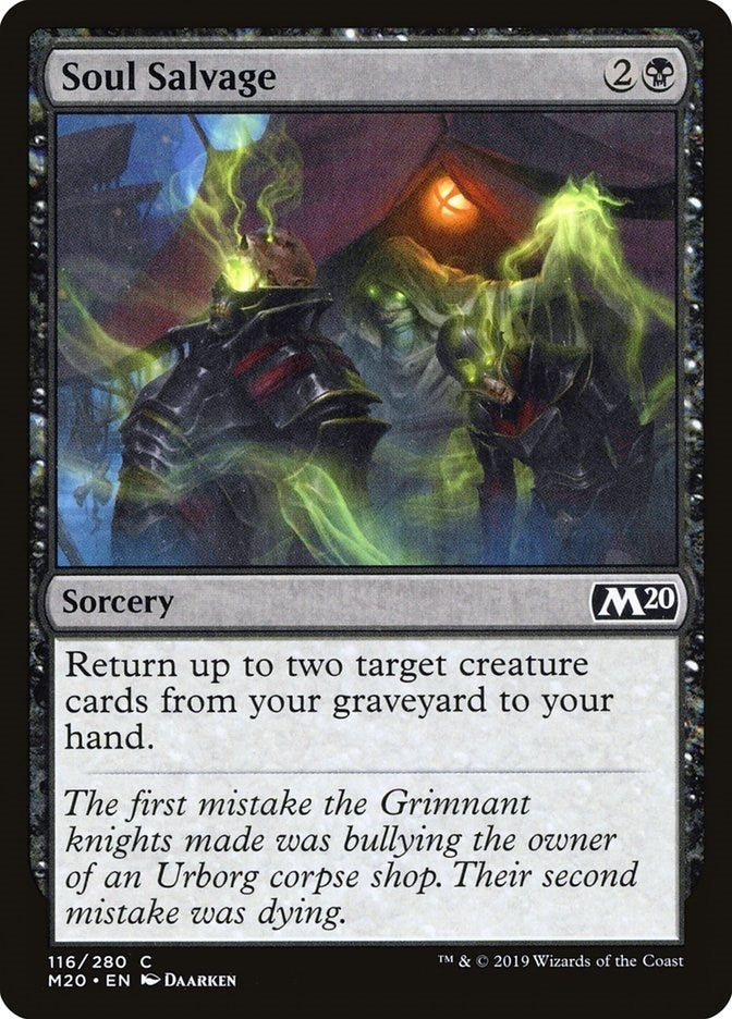 Image for Soul Salvage (116) - Magic: The Gathering