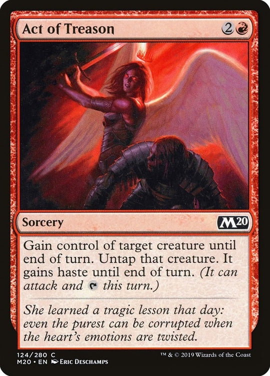 Image for Act of Treason (124) (M20) - Magic: The Gathering