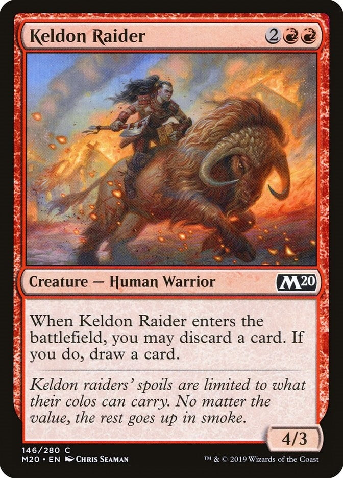 Image for Keldon Raider (146) - Magic: The Gathering