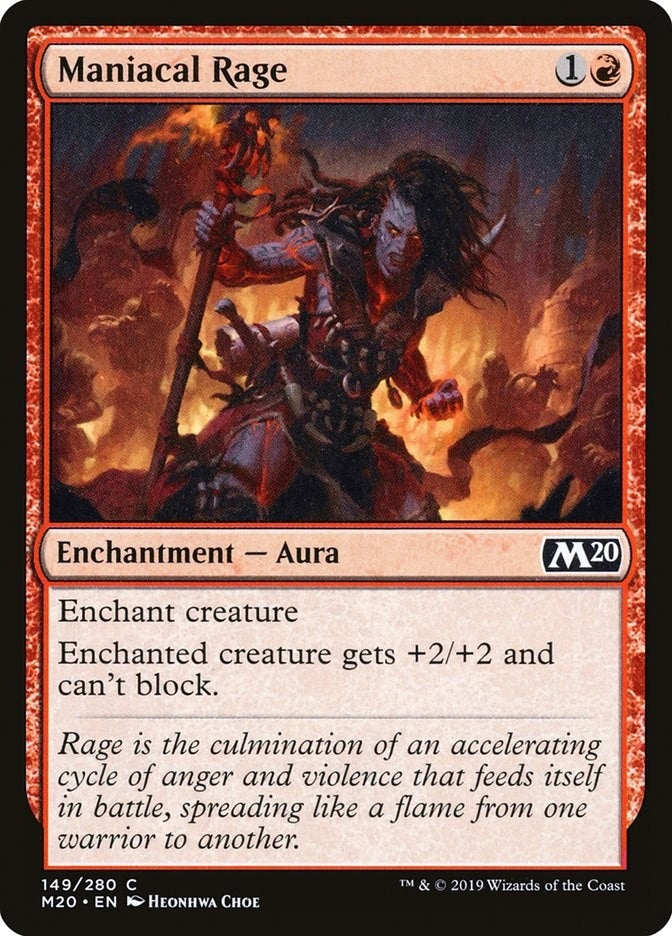 Image for Maniacal Rage (149) - Magic: The Gathering