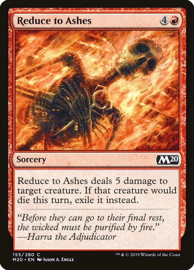 Image for Reduce to Ashes (155) - Magic: The Gathering