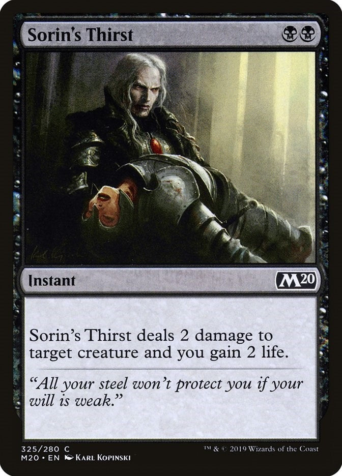 Image for Sorin's Thirst (325) - Magic: The Gathering