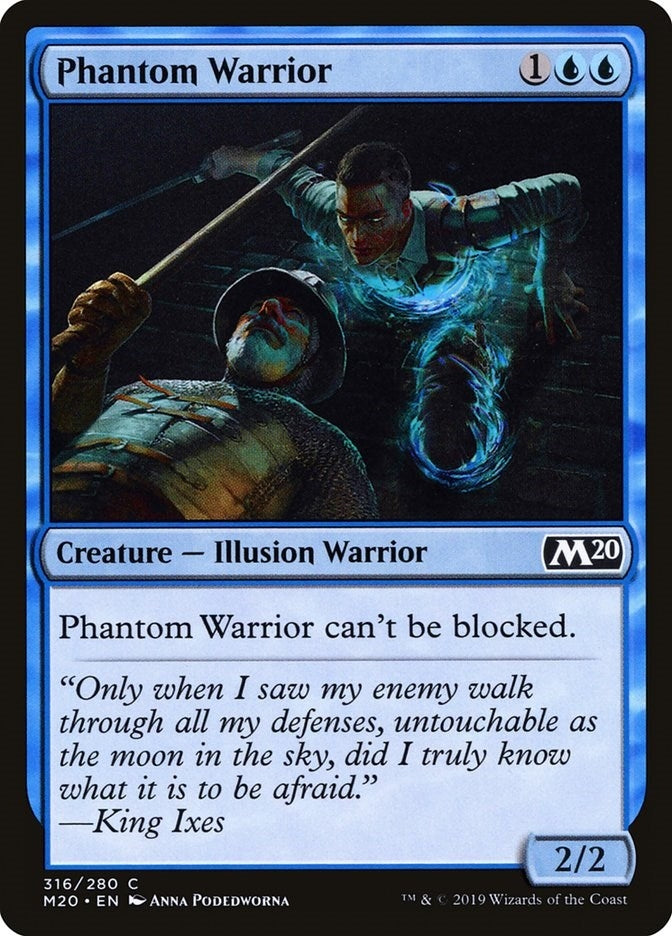 Image for Phantom Warrior (316) - Magic: The Gathering
