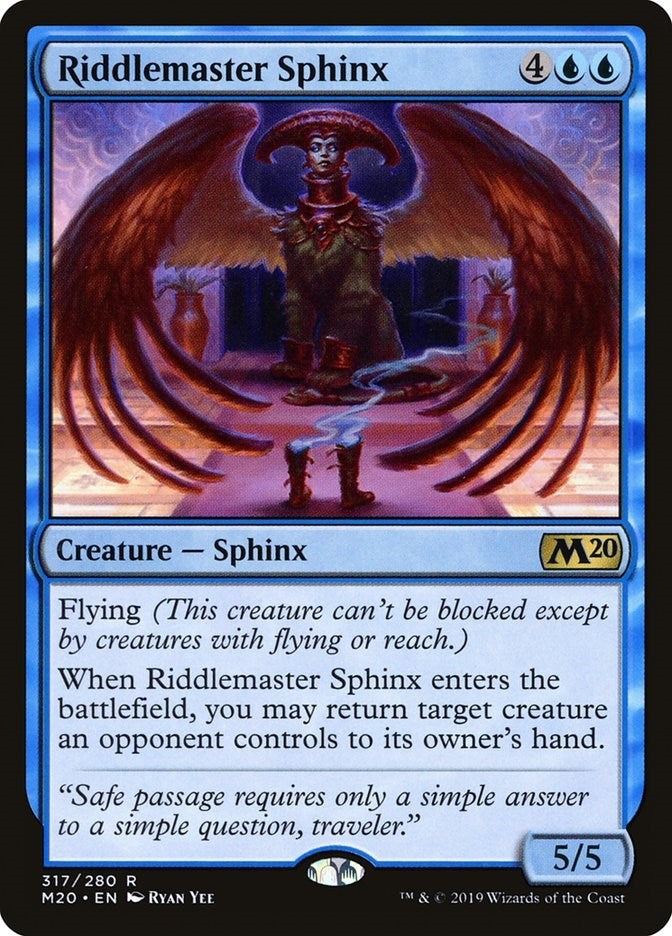 Image for Riddlemaster Sphinx (317) - Magic: The Gathering