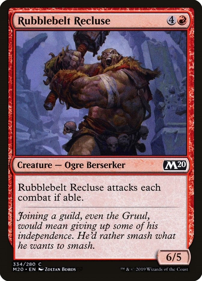 Image for Rubblebelt Recluse (334) - Magic: The Gathering