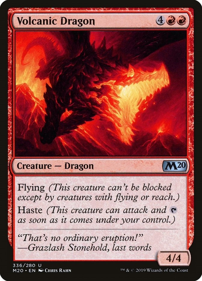 Image for Volcanic Dragon (336) - Magic: The Gathering