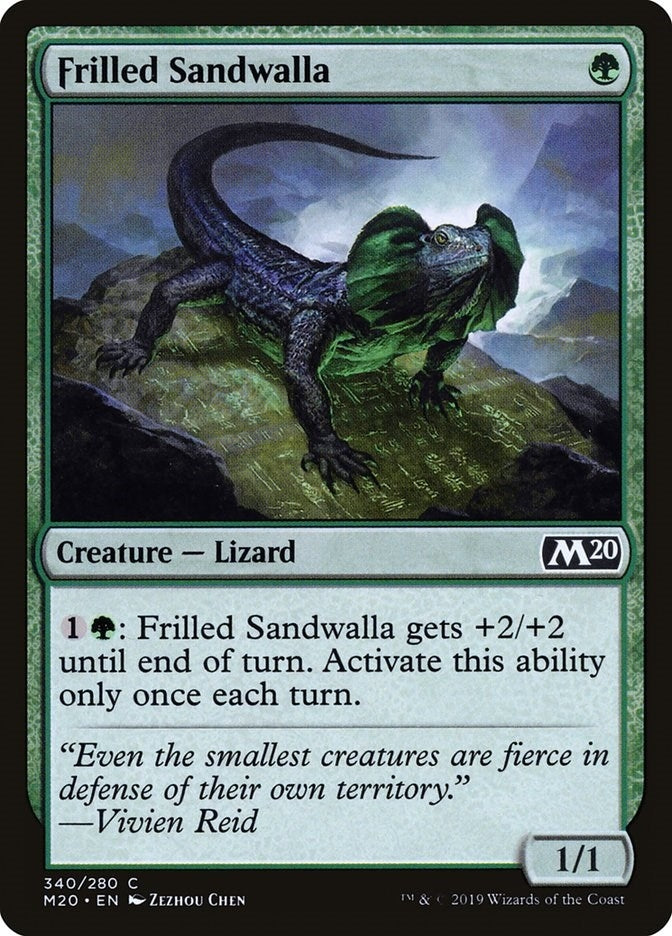 Image for Frilled Sandwalla (340) - Magic: The Gathering