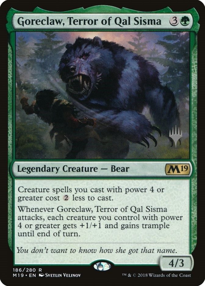 Image for Goreclaw, Terror of Qal Sisma (186) - Magic: The Gathering