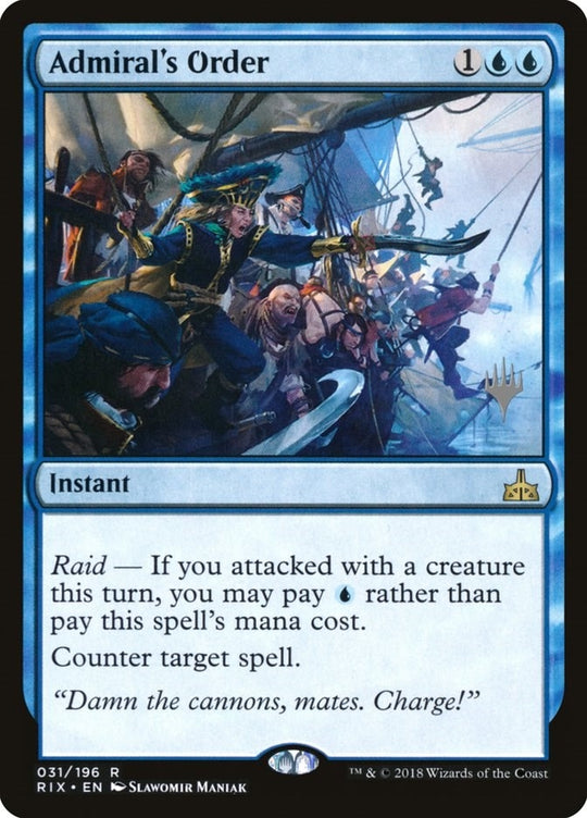 Image for Admiral's Order (31) (PPM20) - Magic: The Gathering