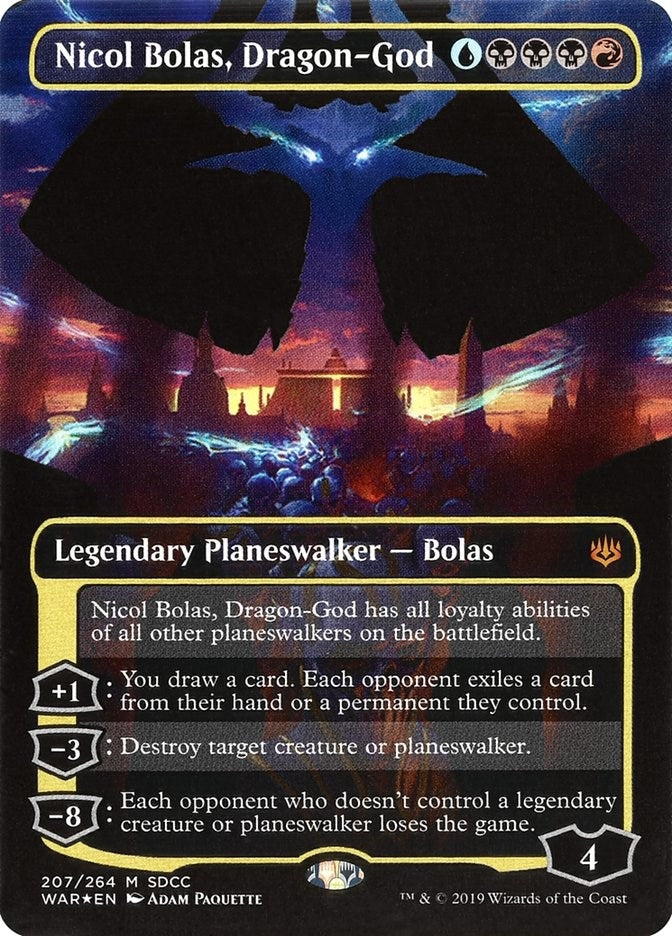 Image for Nicol Bolas, Dragon-God (SDCC 2019 Exclusive) (207) - Magic: The Gathering