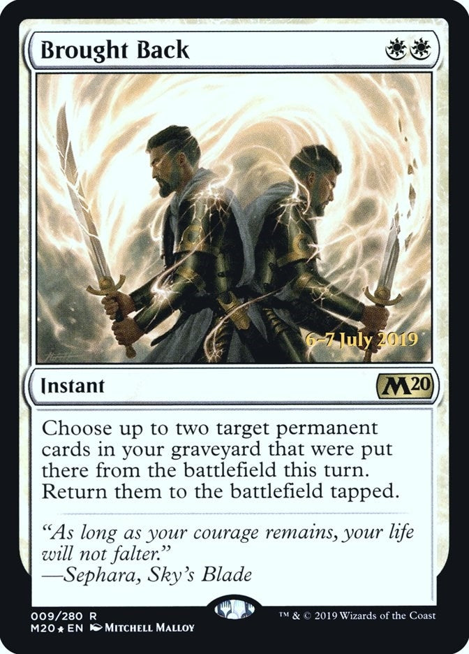 Image for Brought Back (9) - Magic: The Gathering