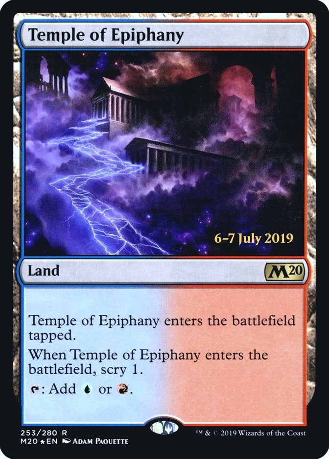 Image for Temple of Epiphany (M20) (253) - Magic: The Gathering