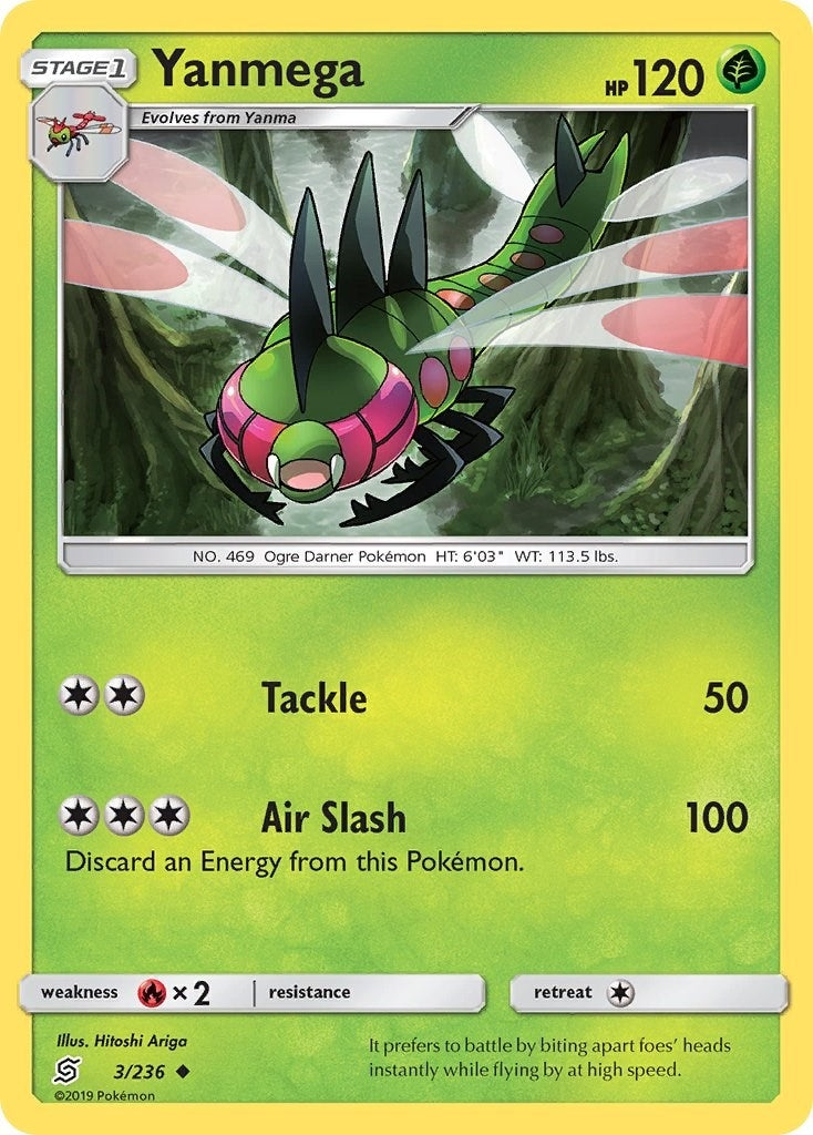 Image for Yanmega (3/236) (SM11) - Pokemon