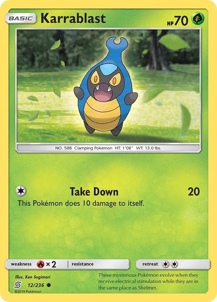 Image for Karrablast (12/236) (SM11) - Pokemon