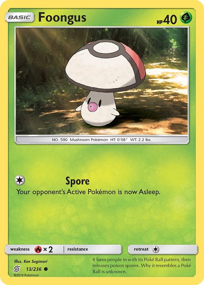 Image for Foongus (13/236) (SM11) - Pokemon