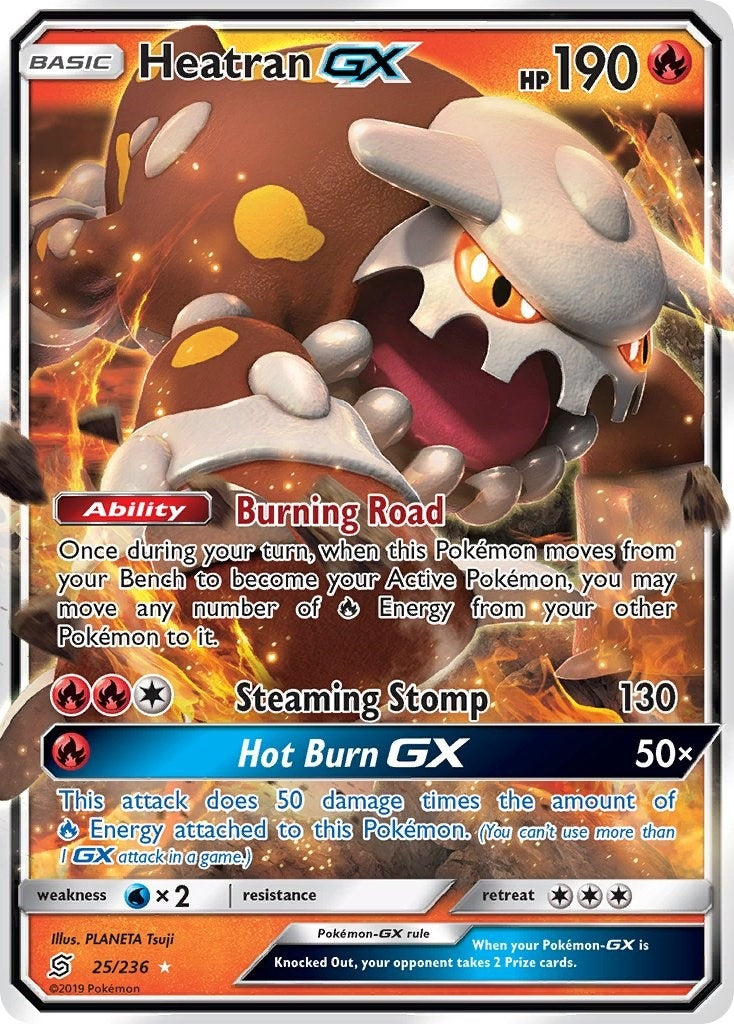 Image for Heatran GX (25/236) (SM11) - Pokemon