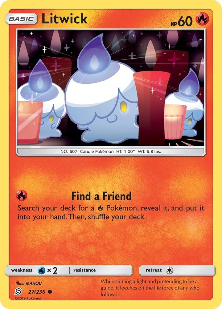 Image for Litwick (27) (27/236) (SM11) - Pokemon
