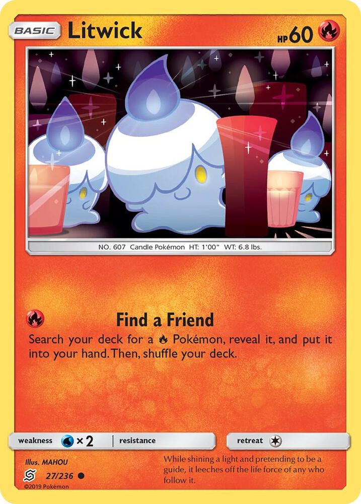Image for Litwick (27) (27/236) (SM11) - Pokemon