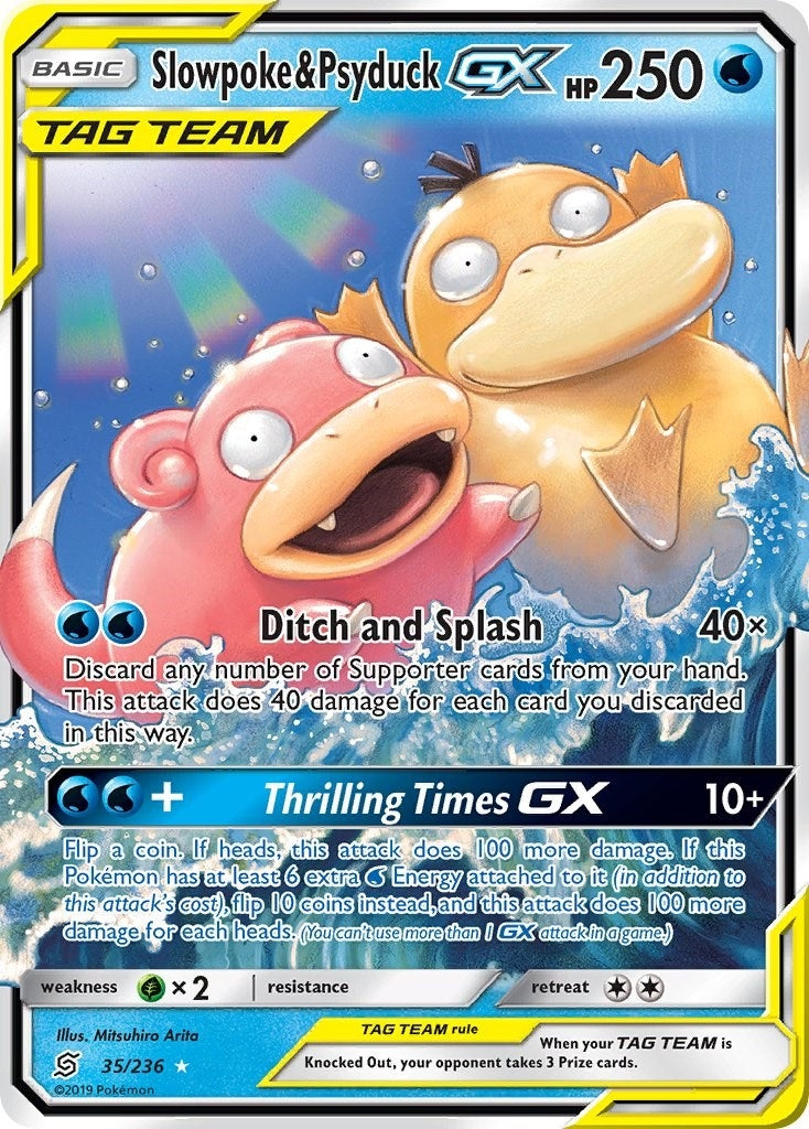 Image for Slowpoke & Psyduck GX (35/236) (SM11) - Pokemon