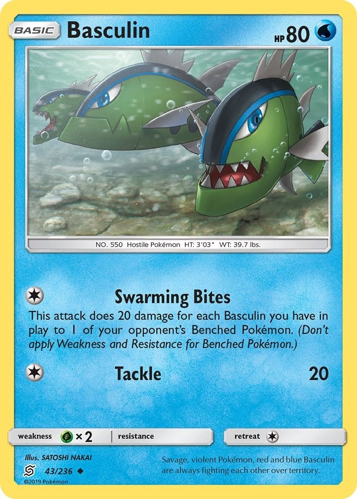 Image for Basculin (43/236) (SM11) - Pokemon