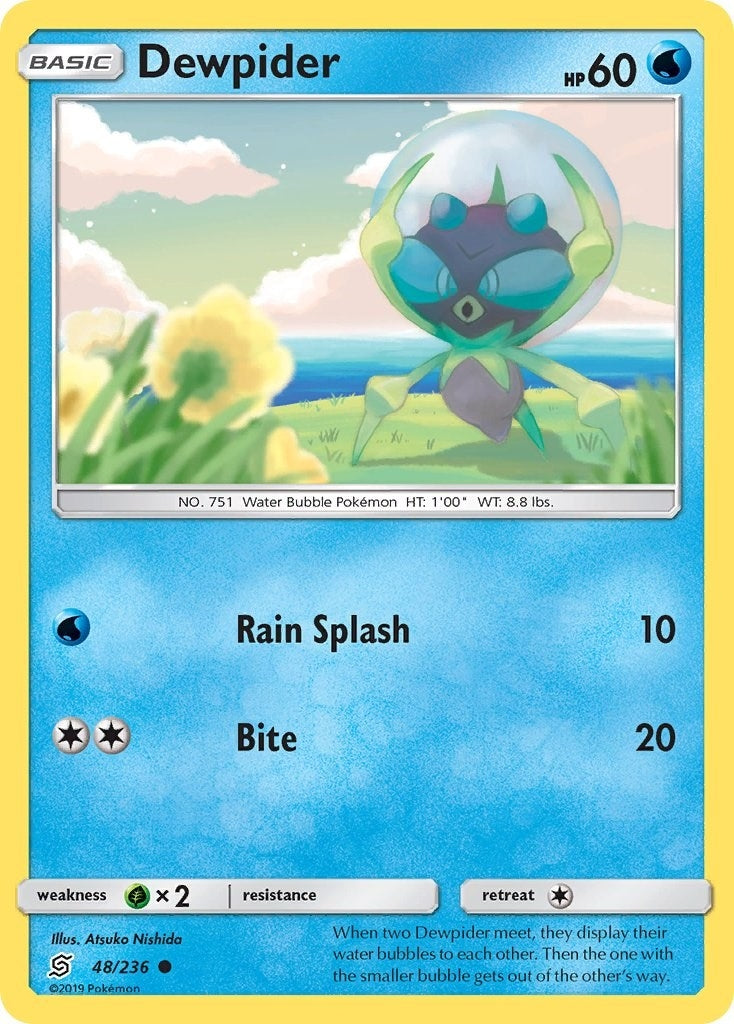 Image for Dewpider (48/236) (SM11) - Pokemon