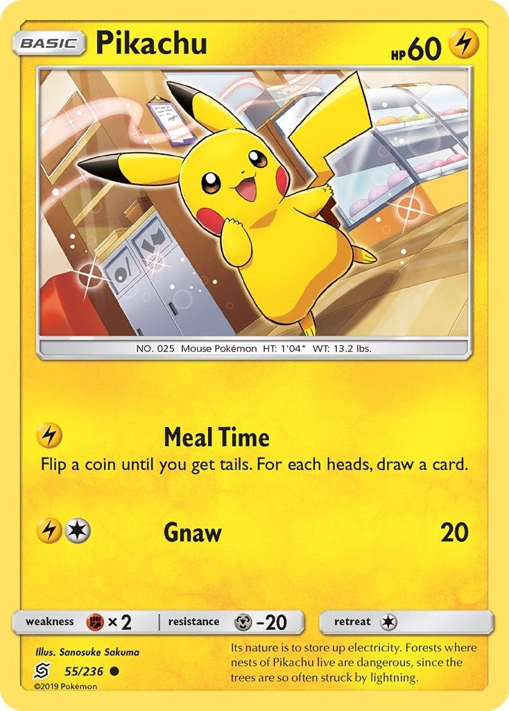 Image for Pikachu (55) (55/236) (SM11) - Pokemon