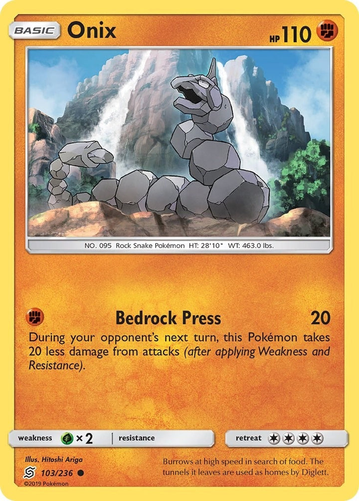 Image for Onix (103/236) (SM11) - Pokemon