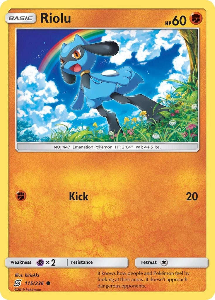 Image for Riolu (115) (115/236) (SM11) - Pokemon