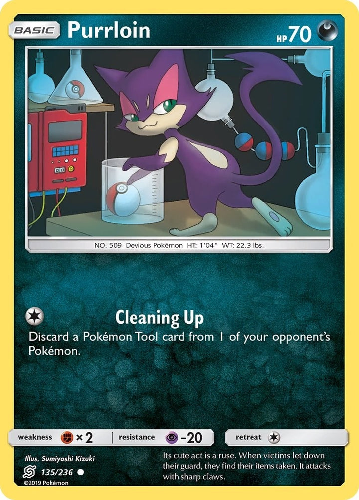 Image for Purrloin (135/236) (SM11) - Pokemon