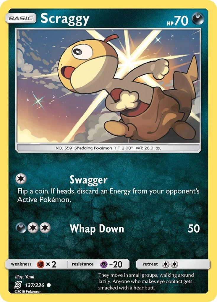 Image for Scraggy (137/236) (SM11) - Pokemon