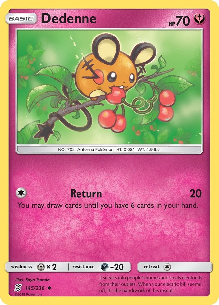 Image for Dedenne (145/236) (SM11) - Pokemon