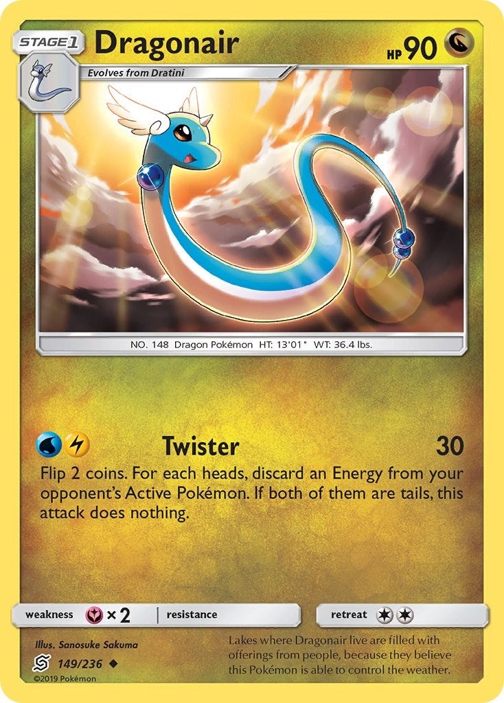 Image for Dragonair (149) (149/236) (SM11) - Pokemon